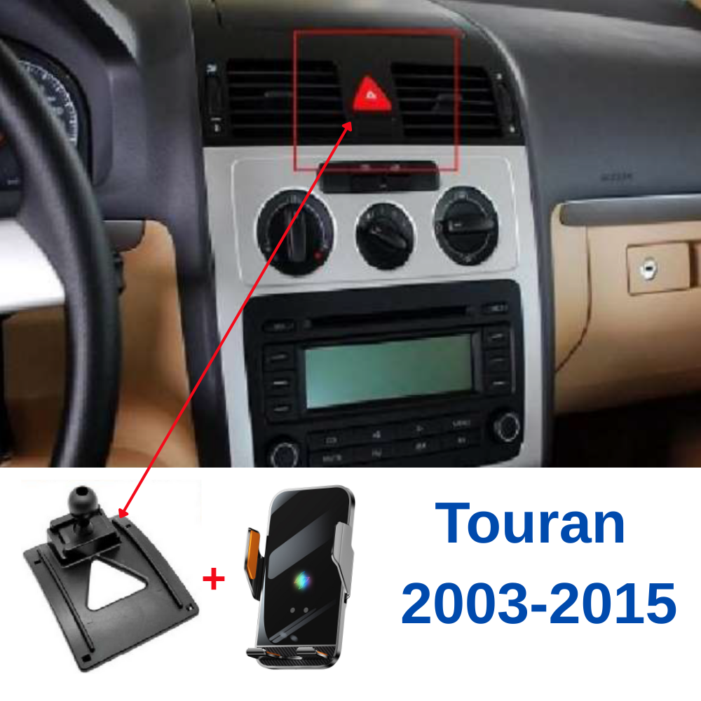 Suport telefon Smart cu prindere dedicata OEM pentru VOLKSWAGEN Touran 1st 2003-2015