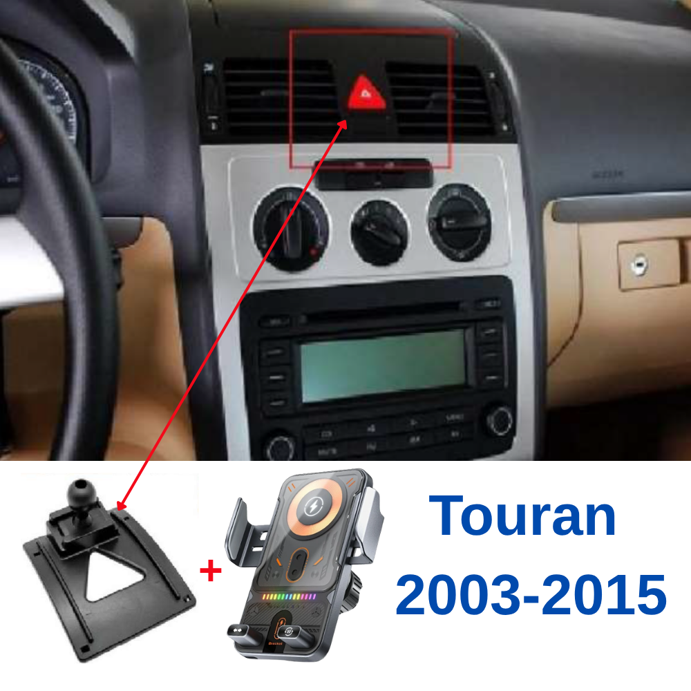 Suport telefon Smart cu prindere dedicata OEM pentru VOLKSWAGEN Touran 1st 2003-2015
