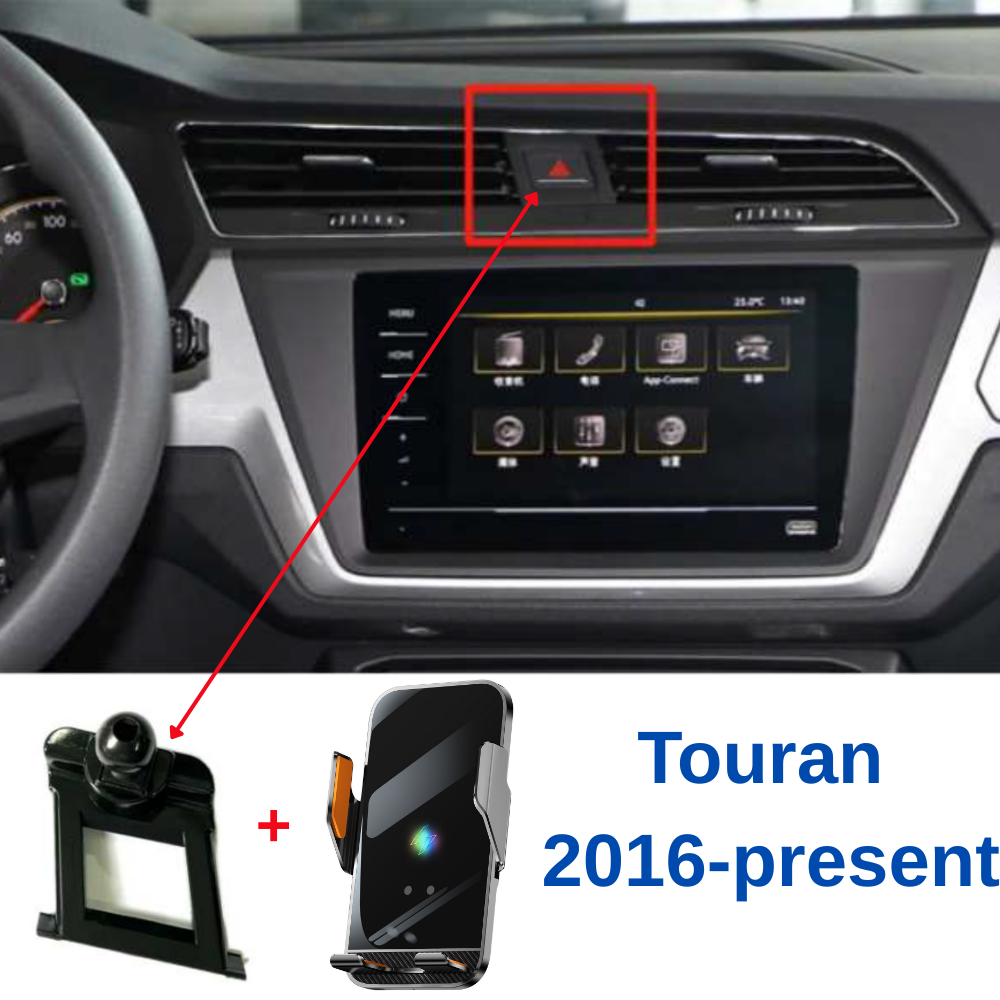 Suport telefon Smart cu prindere dedicata OEM pentru VOLKSWAGEN Touran 2nd 2016-present