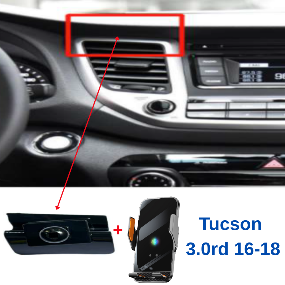 Suport telefon Smart cu prindere dedicata OEM pentru HYUNDAI Tucson 3.0rd 2016-2018