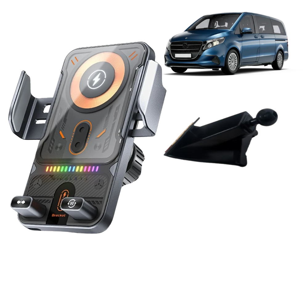 Smart phone holder with dedicated OEM grip for Mercedes V-Class W447 3.0rd 2014-2023