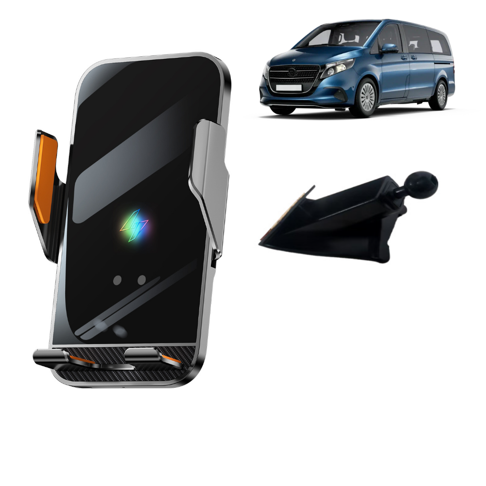 Smart phone holder with dedicated OEM grip for Mercedes V-Class W447 3.0rd 2014-2023