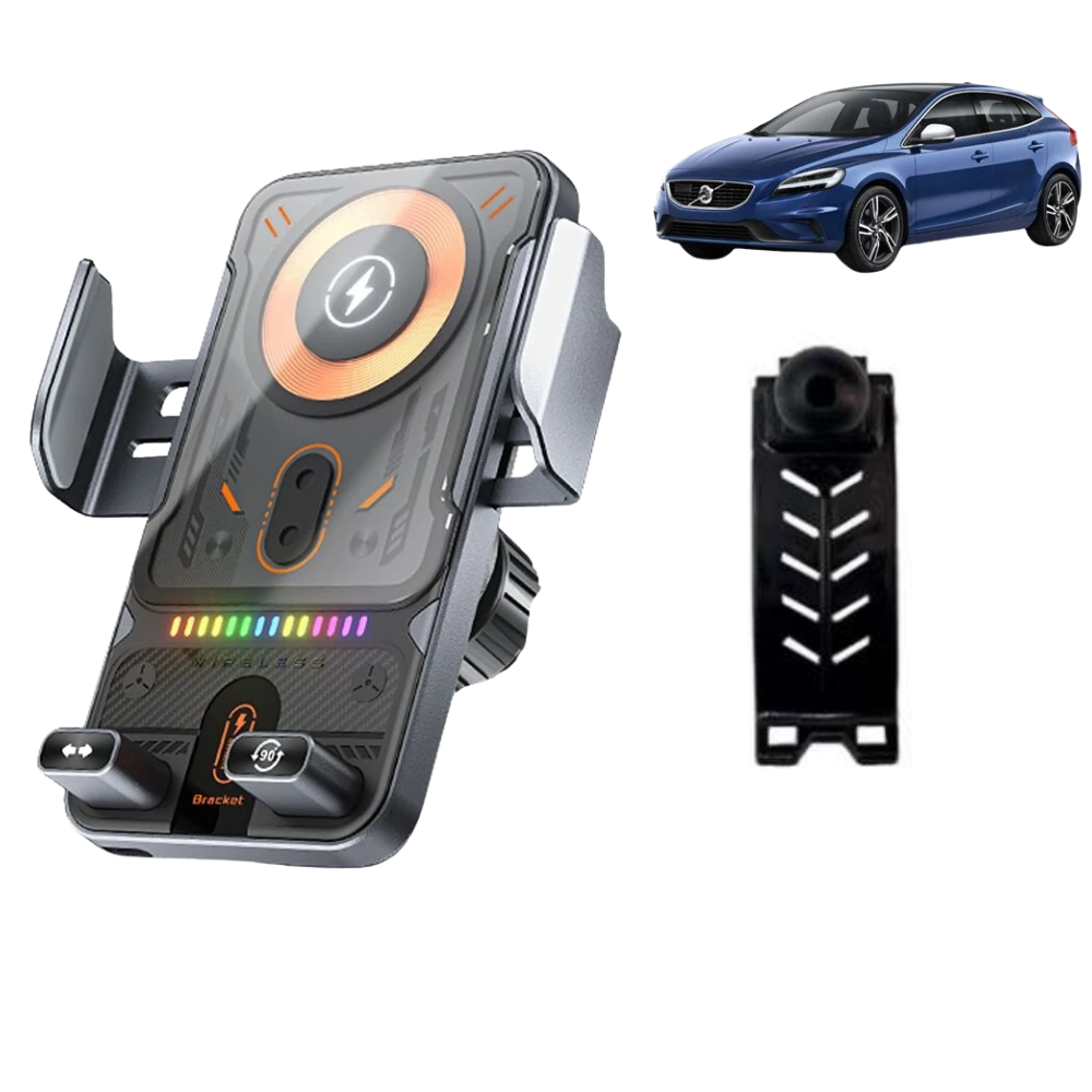 Smart phone holder with dedicated OEM grip for VOLVO V40 2013-2019