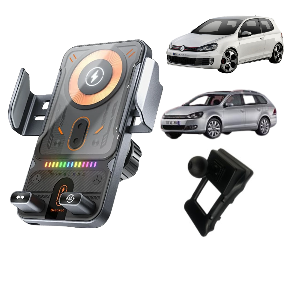 Smart phone holder with dedicated OEM grip for Volkswagen Golf 2009-2012