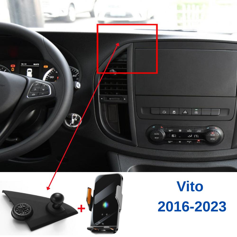 Suport telefon Smart cu prindere dedicata OEM pentru Mercedes Vito W447 3.0rd 2014-2023