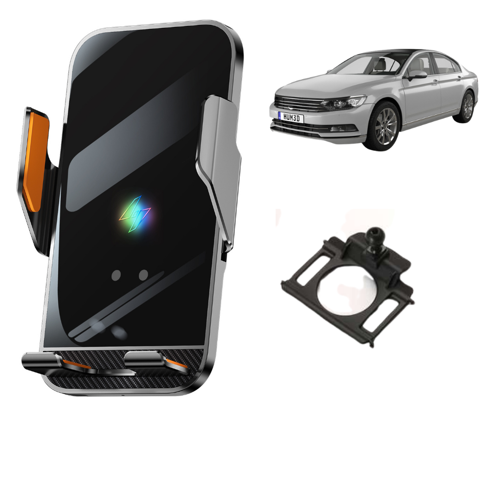 Smart phone holder with dedicated OEM mount for Volkswagen Passat B8 2015-2019