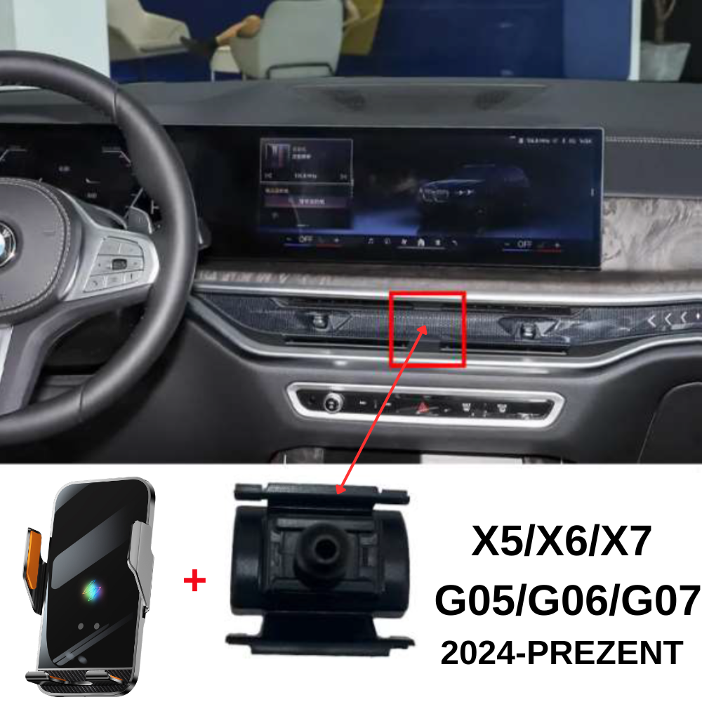 Suport telefon Smart cu prindere dedicata OEM pentru BMW G X5/X6/X7 2024-PREZENT