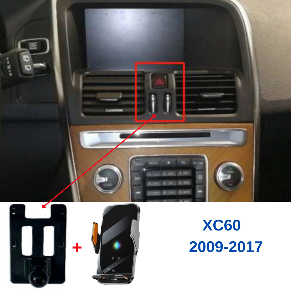 Suport telefon Smart cu prindere dedicata OEM pentru VOLVO XC60 1st 2009-2017