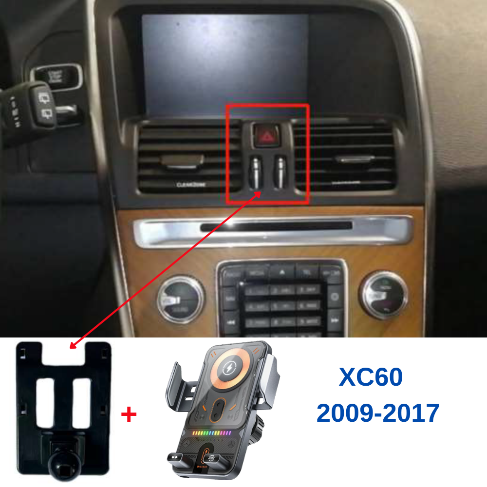 Suport telefon Smart cu prindere dedicata OEM pentru VOLVO XC60 1st 2009-2017