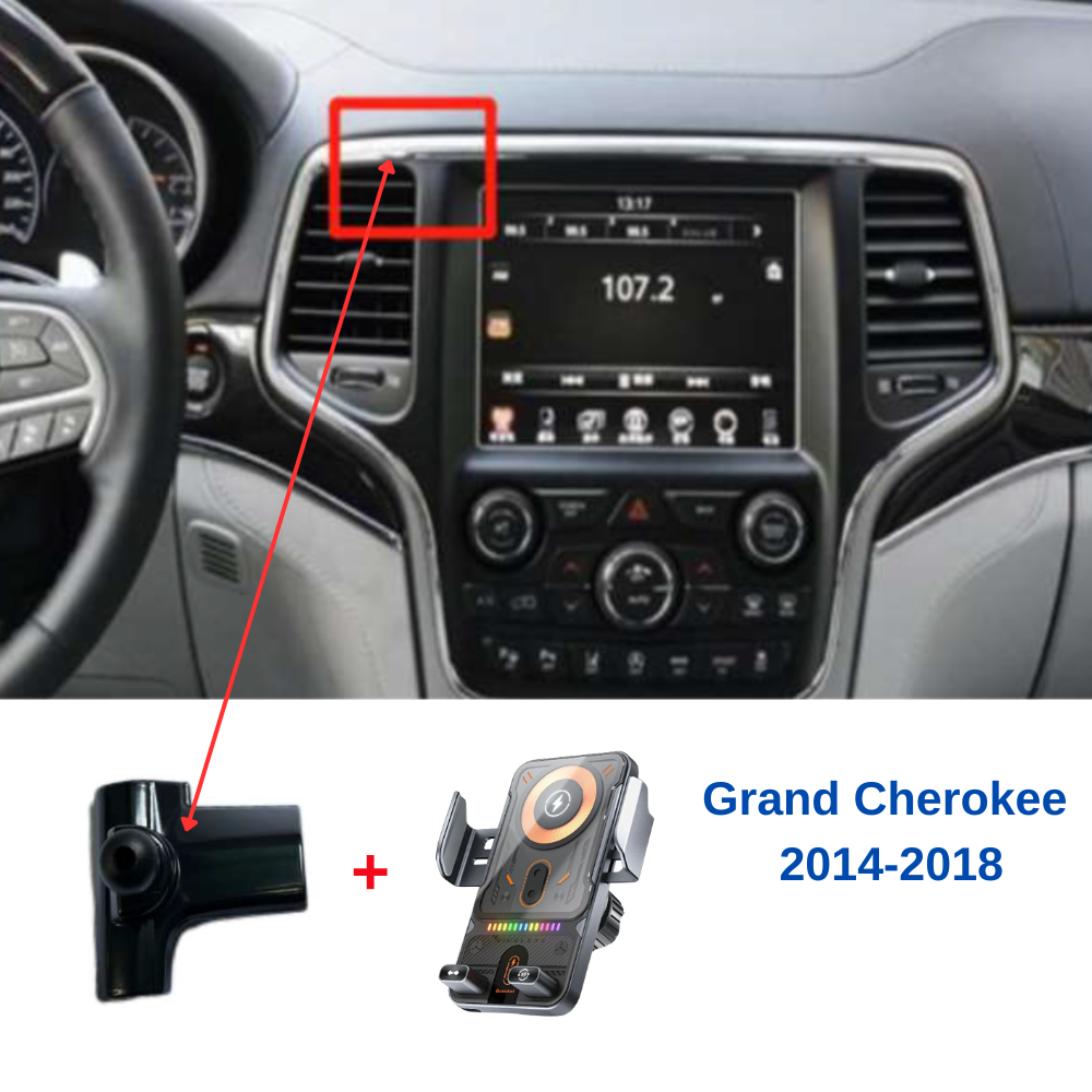 Suport telefon Smart cu prindere dedicata OEM pentru Jeep Grand Cherokee 4.1th 2014-2018