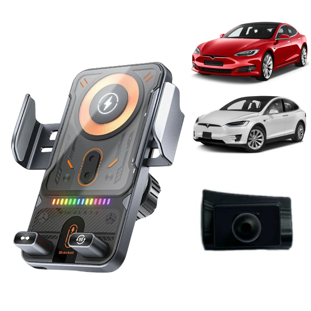Suport telefon Smart cu prindere dedicata OEM pentru Tesla Model S 2013-2020 /Model X 2017-2020